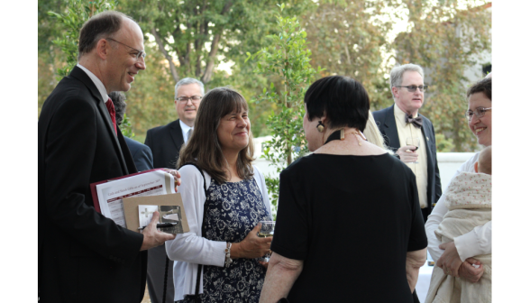 Reception in honor of Michael and Lynda McLean