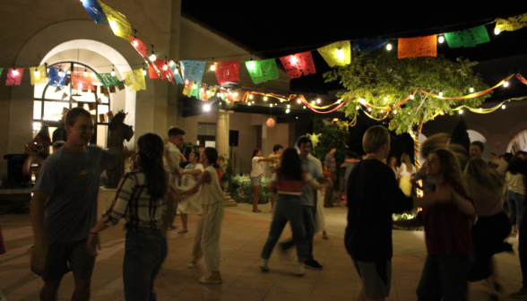 Students dance