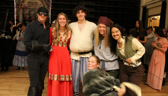 A group of six dressed as the characters from The Princess Bride, including the RoUS!