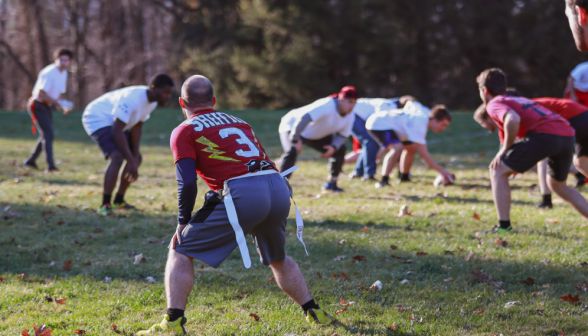 Underclassmen offensive at the line of scrimmage