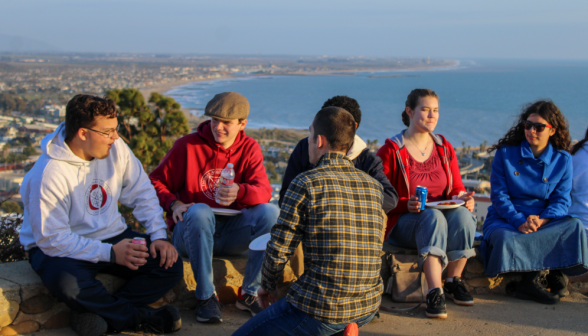 Five on a hill outside Santa Barbara