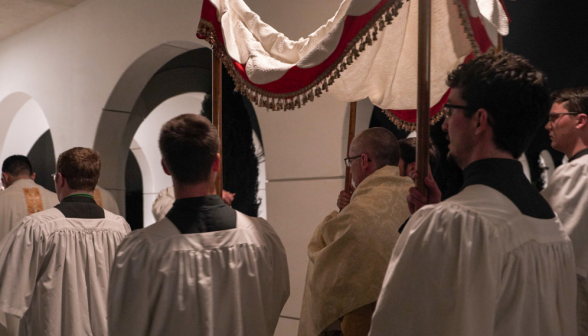 Another view of the procession