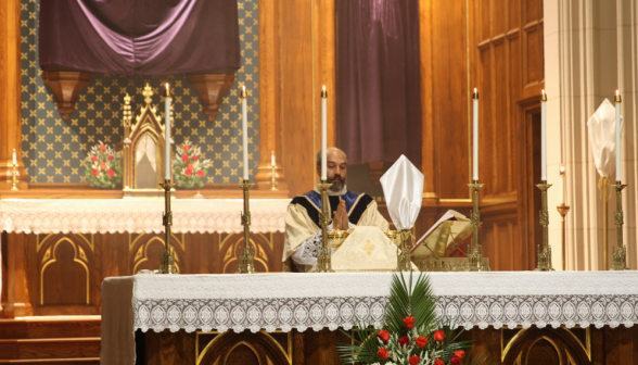 Fr. Viego at the altar