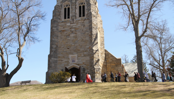 Another view of the same, afront the Chapel