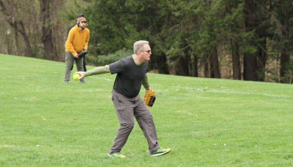 Mr. Cain pitches