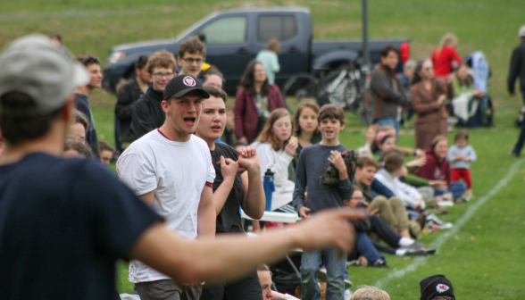 Onlookers cheer