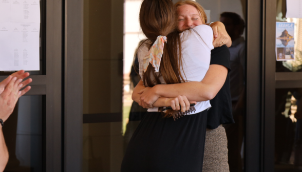 Seniors celebrate the end of classes