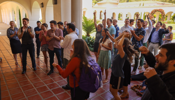 Seniors celebrate the end of classes