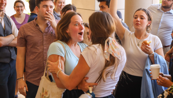 Seniors celebrate the end of classes