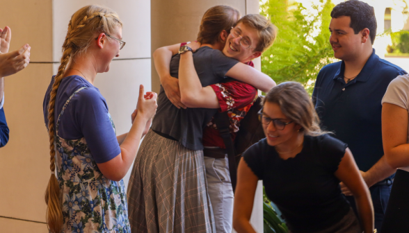 Seniors celebrate the end of classes