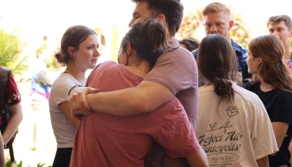 Seniors celebrate the end of classes