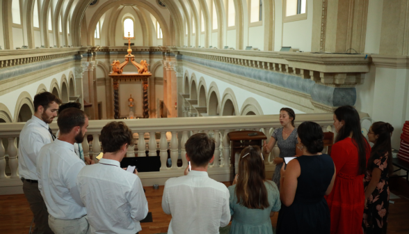 Students in Adoration