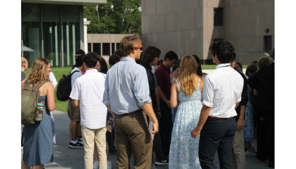 Students at the Clark Institute