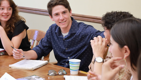 Students in class