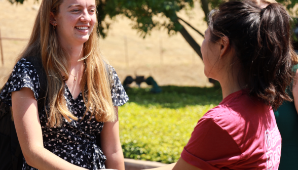 Students arrive on the California campus