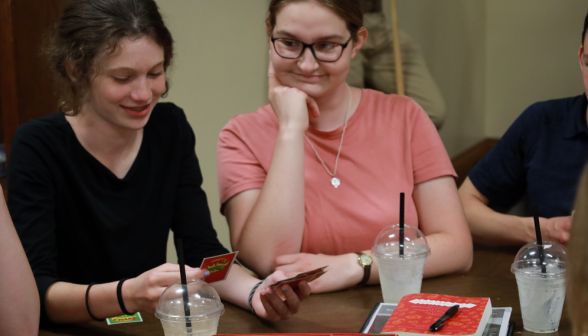 Two play Apples to Apples