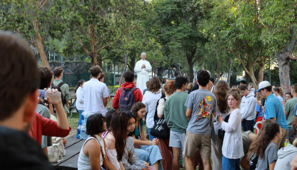 Fr. Walshe leads grace