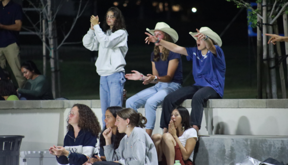 Onlookers applaud