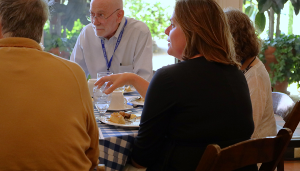 Guests at the Summer Seminar at Thomas Aquinas College, California