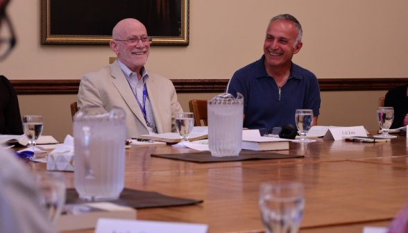 Guests at the Summer Seminar at Thomas Aquinas College, California