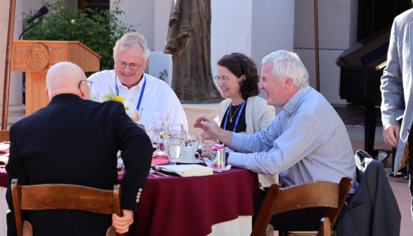 Guests at the Summer Seminar at Thomas Aquinas College, California