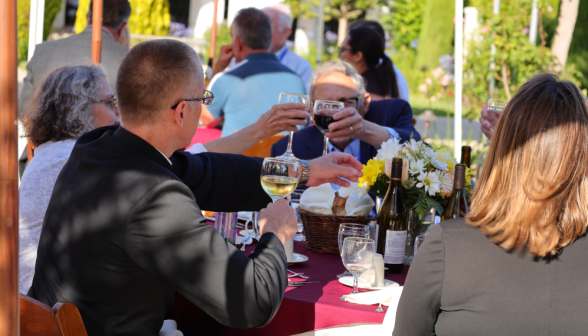 Guests at the Summer Seminar at Thomas Aquinas College, California