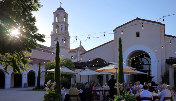 Guests at the Summer Seminar at Thomas Aquinas College, California