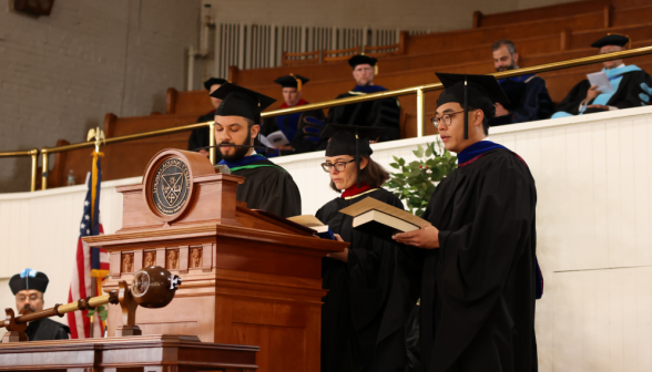 The new tutors take their oaths