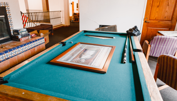 Pool Table in Saints Peter and Paul Dormitory