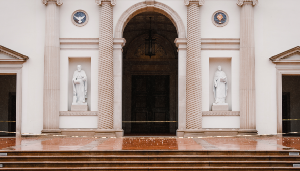 Front view of the chapel