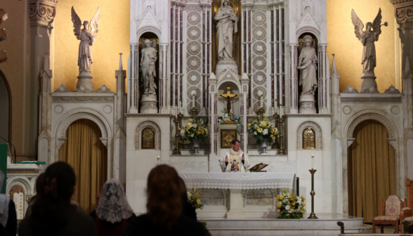 Inside the Boston Cathedral