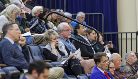 Caltrans community meeting in St. Cecilia Hall