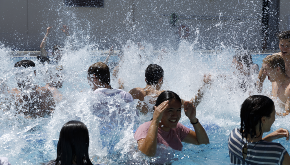 Senior Pool Jump