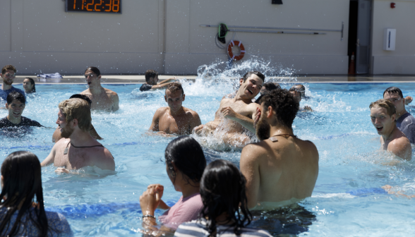 Senior Pool Jump