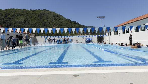 Senior Pool Jump