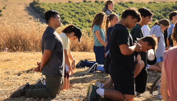 Holy Mass on hike