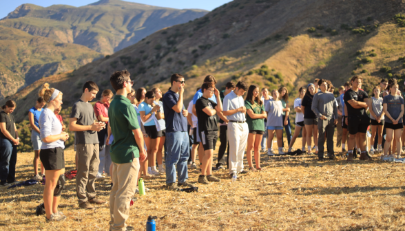 Holy Mass on hike