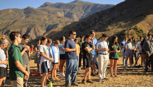 Holy Mass on hike