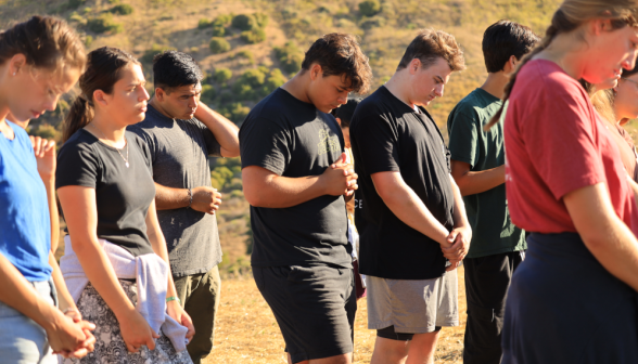 Holy Mass on hike
