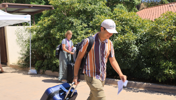 Summer Progam students on the California campus