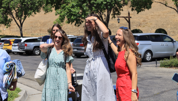 Summer Progam students on the California campus