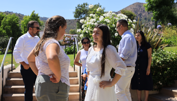 Summer Progam students on the California campus