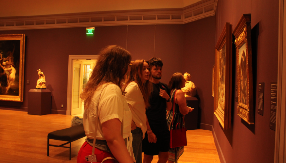 Students at the Clark Institute