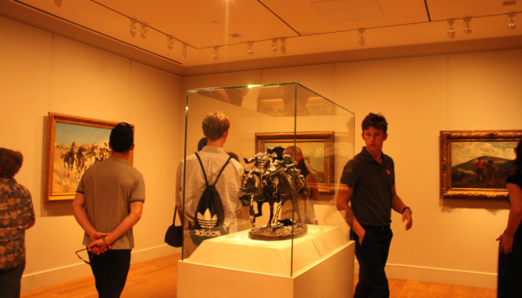 Students at the Clark Institute