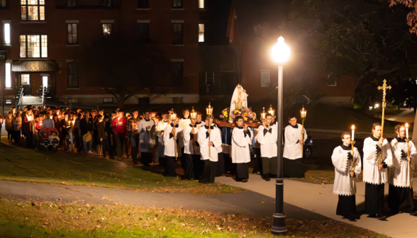Rosary procession