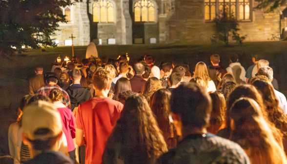Rosary procession