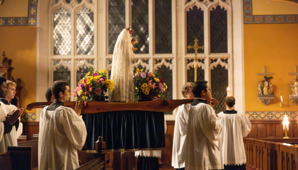 Rosary procession