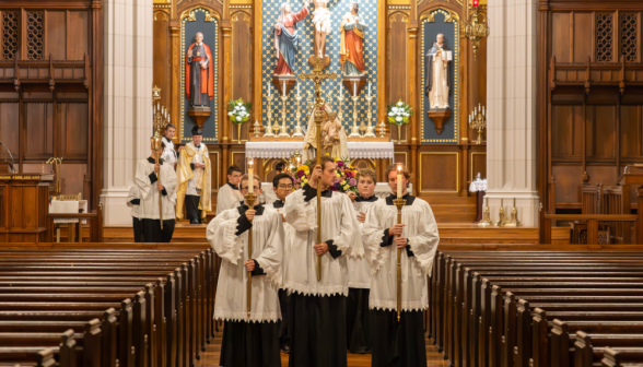 Rosary procession