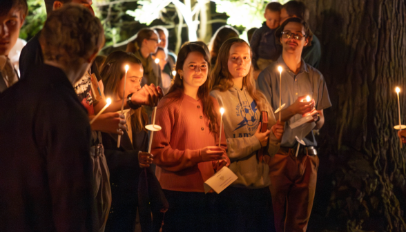Rosary procession