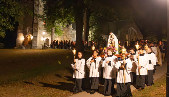 Rosary procession